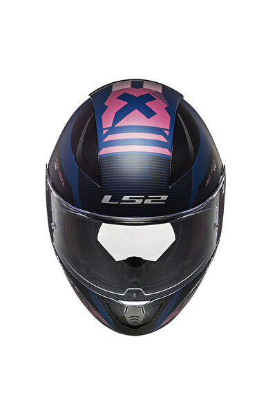 LS2 RAPID 2 XTREET MAT MAVİ-MOR MOTOSİKLET KASKI