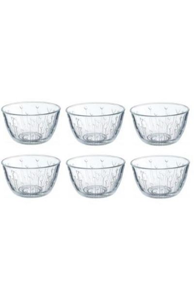 Paşabahçe 53896 Marmelade 6-Piece Glass Bowl Set Snack Bowl