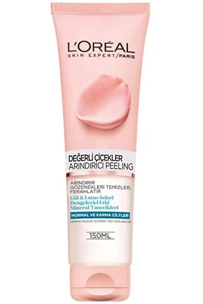L'Oreal Paris Değerli Çiçekler Arındırıcı Peeling Normal Ve Karma Ciltler 150 Ml