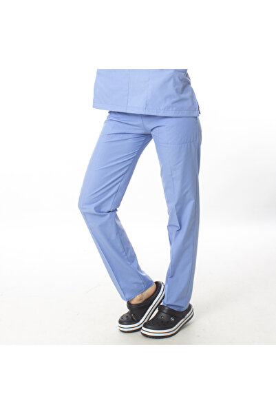 Simirna Üniforma Light Blue Surgical Doctor Nurse Jersey Single Bottom