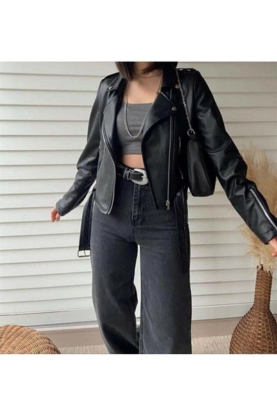 lodilife Lederjacke für Damen