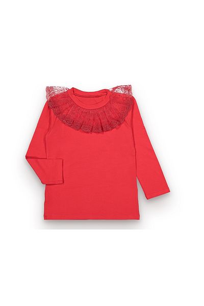 Babexi Lace Guipure Girls Long Sleeve Blouse2-5 Years