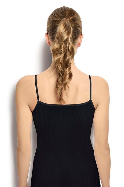 Jiber Black Bamboo Camisole Women's Undershirt 647 - Rope Strap