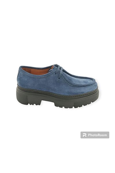 MİLONEK 2310015141308   Men's Denim Suede Casual Lace-Up