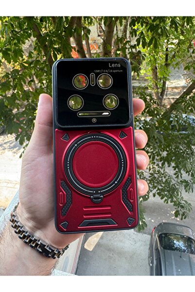 Hatreds Xiaomi Mi 14 Ultra Uyumlu Kamera Korumalı Renkli Standlı Kılıf