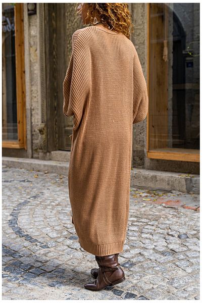 IŞILDA FASHION LANGE STRICKJACKE FÜR DAMEN