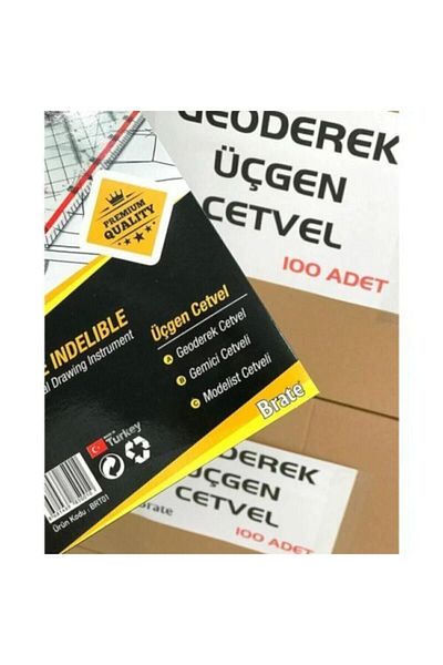 Brate Geoderek Triangle Ruler (Modelist Ruler)