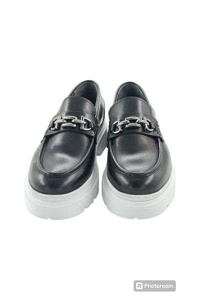 MİLONEK 2024130881   - Men's Black Casual Loafer with Buckle