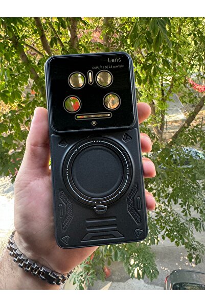 Hatreds Xiaomi Mi 14 Ultra Uyumlu Kamera Korumalı Renkli Standlı Kılıf