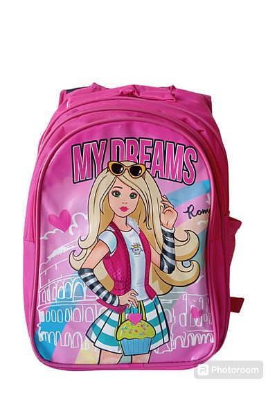 PartAntalya Rucsac și cutie de prânz pentru școala primară pentru fete cu model Barbie