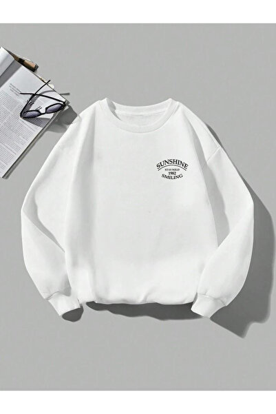 BW Bravely Wear Φούτερ SUNSHINE Comfortable Fit Crew Neck