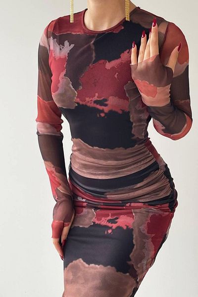 Özel Tasarım Rochie de Anul Nou Rochie Maxi Rochie de Sezon Nou Rochie Maxi Captusita