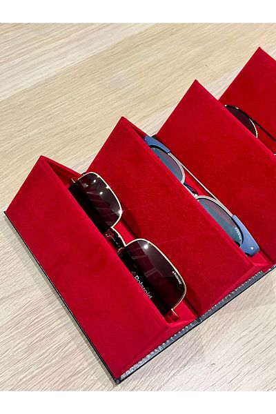 Bizzarini 5-Piece Glasses Case Set