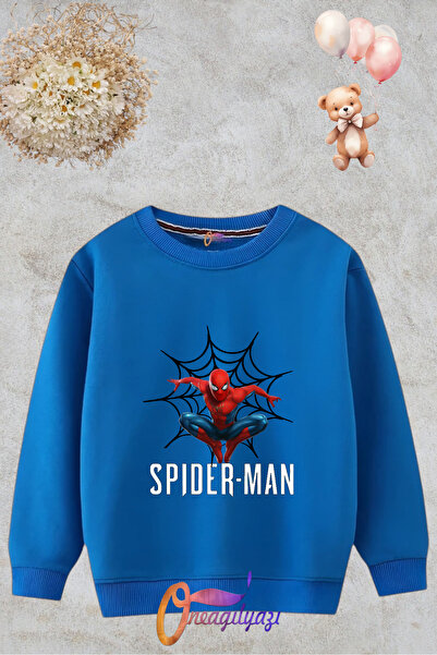 oneagılyazı BASKILI BİSİKLET YAKALI SWEATSHİRT