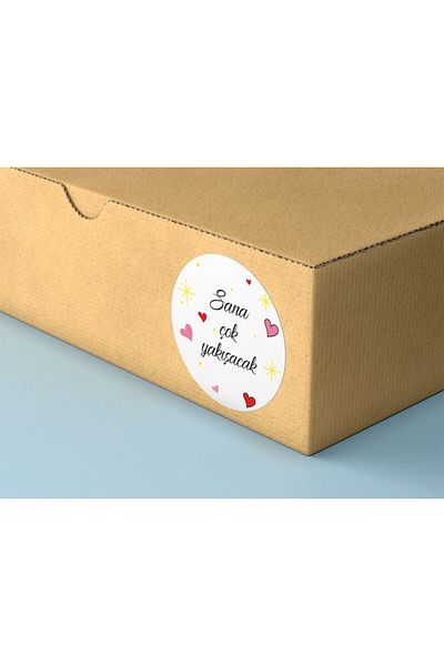 anka design Sticker Coated 4x4 Cm 48 Pieces - It Will Look Great on You -
