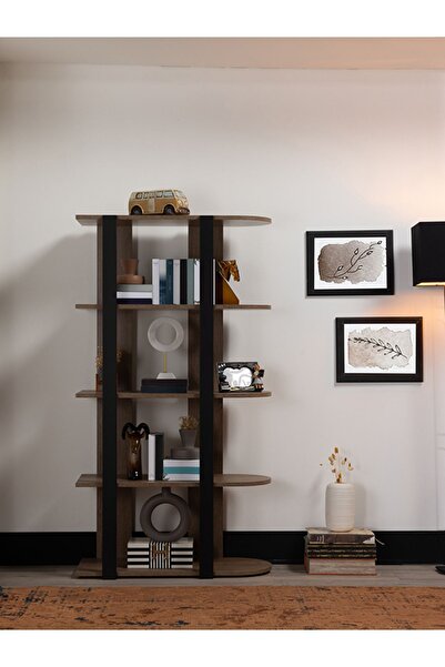 İSTİKBAL Lina Kitaplık Ceviz 5 Raflı