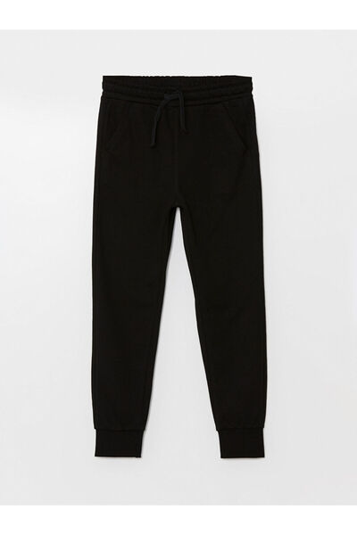 LC Waikiki Pantaloni de sport Jogger pentru băieți cu talie elastică, pachet de 2