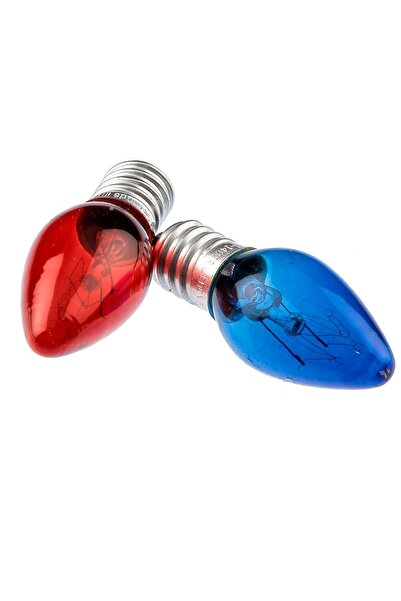 Tek-İş Tek-iş E14 7w Dimmer Uyumlu Flamanlı Tuz Lambası Ampulü – Şeffaf, 2’li Paket