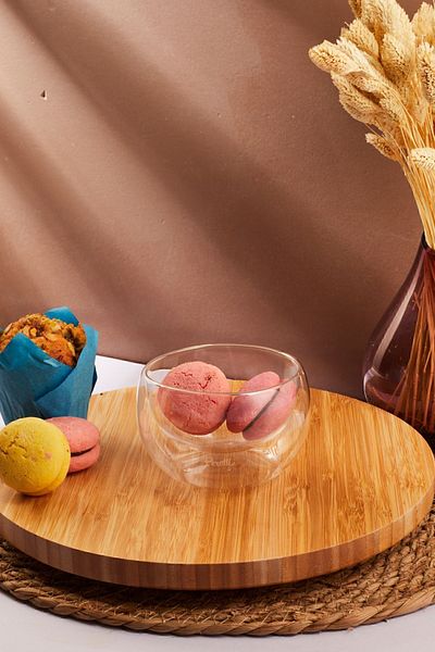 Perotti Double Wall Glass Bowl Snack Bowl Serving Bowl 300 ml 12480