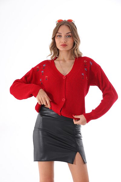 Les Séduisantes c.a. Floral Patterned Buttoned Knitwear Cardigan