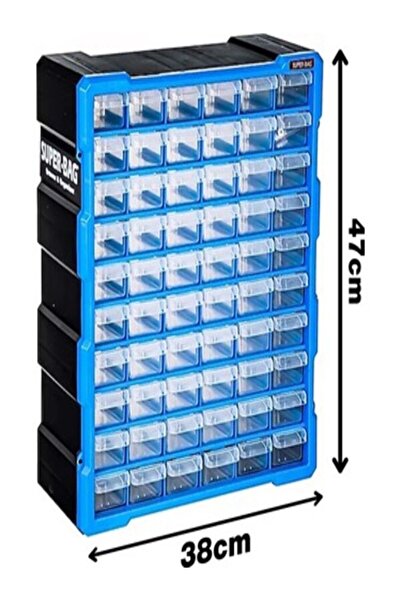 Genel Markalar Organizer Seti Büyük Çekmece Seti 60 Lı Asr-6000