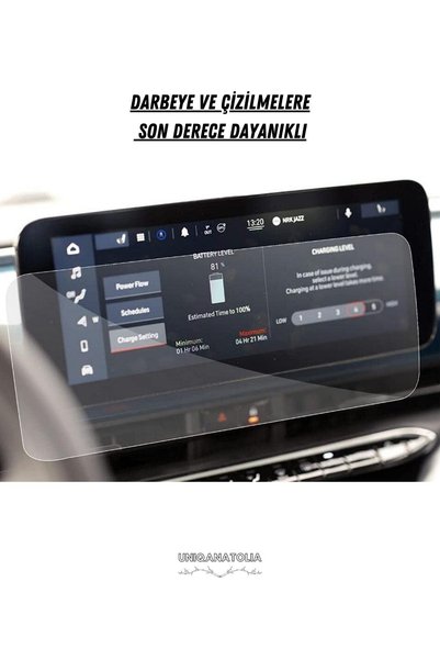 UniqAnatolia واقي شاشة نانو متوافق مع لوحة القيادة الرقمية والملاحة مقاس 10 بوصات من Fiat Egea