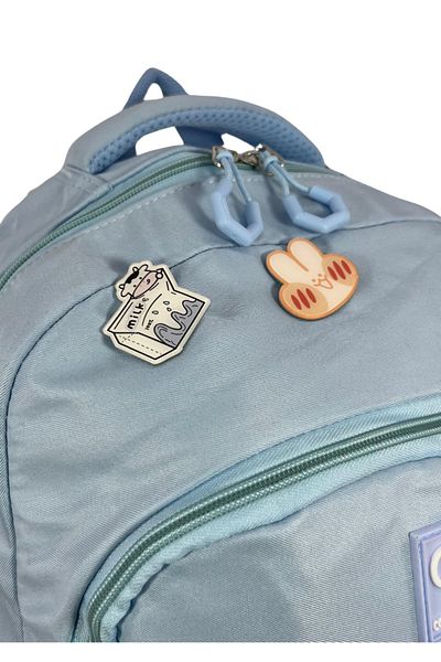 çantavizyon Rucsac albastru pentru băieți de școală primară - B34 cu ursuleț