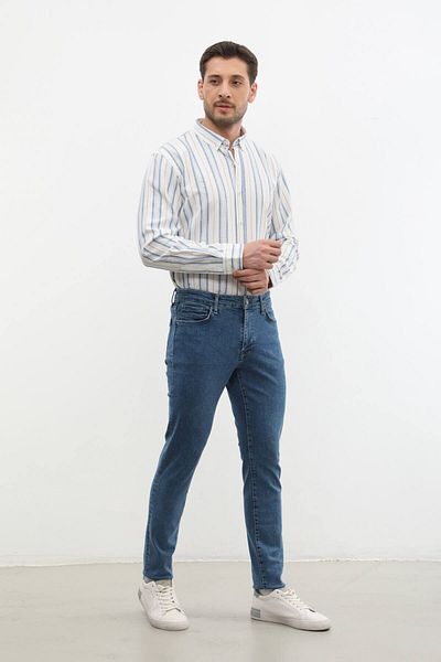 Bluewhite Blue Slim-fit Men's Jeans