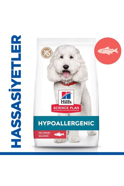 Hill's SCIENCE PLAN Hipoalerjenik Somonlu Orta Irk Yetişkin Köpek Maması 12 Kg