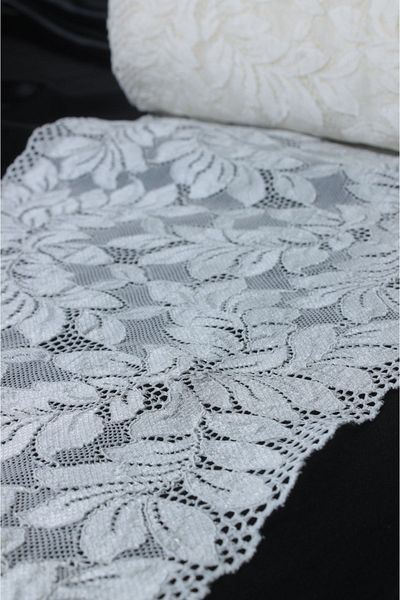 ÖZPAŞ TEKSTİL VE AKSESUAR 22cm Cream Lace Lycra Caesar