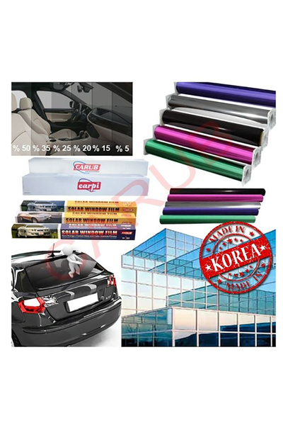 BTM OTOMOTİV Carub 50Cmx6M Anti-Scratch Glass Film - D.Black%15