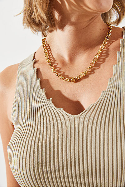 Bianco Lucci Collar Detailed Women's Blouse - 20223025