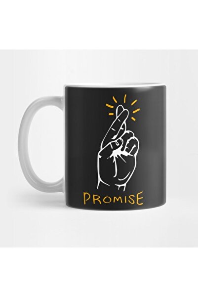 TatFast I Promise - Fingers Crossed Mug, Gift, Dowry, Presentation Holder