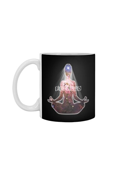 Fizello الكينونة اللامتناهية - يوغا التأمل الكوني EnlightWhite Mug