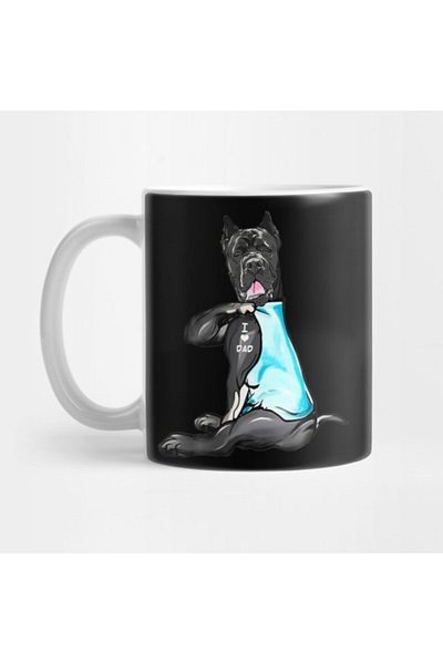 TatFast Cane Corso Tattoos I Love Dad Sitting Gift Father S Day Mug
