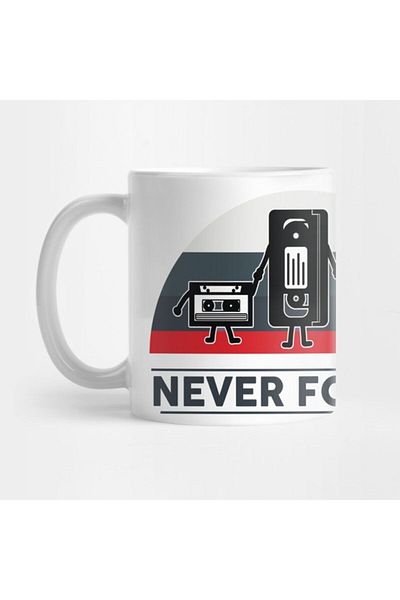 TatFast قرص Nerd Geek Retro VHS Cassette Floppy - كوب، هدية، مهر، عرض
