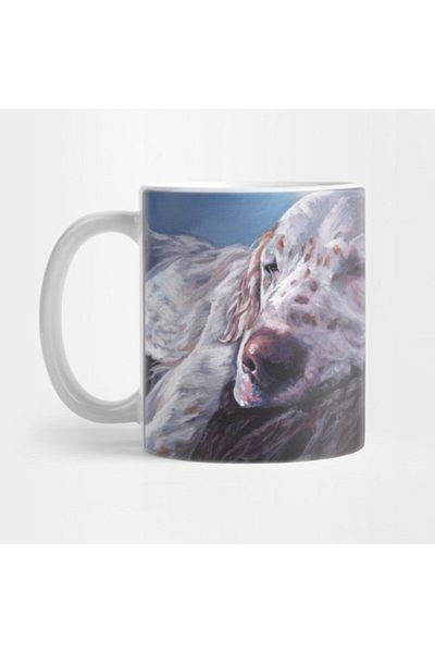 TatFast English Setter Fine Art Painting Mug, Gift, Dowry, Presentation