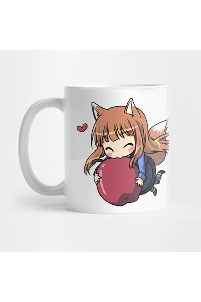 TatFast Horo W/ Apple - Spice and Wolf Mug, Gift, Dowry, Presentation Holder