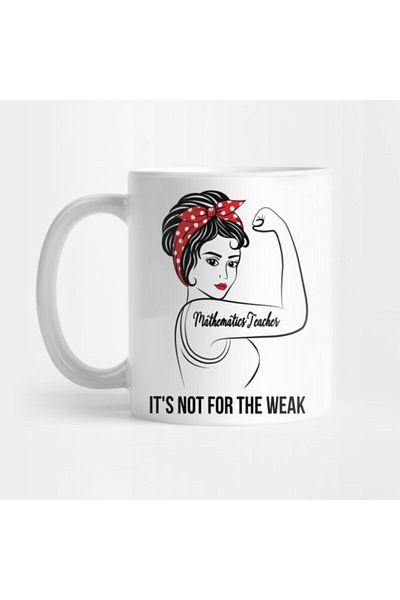 TatFast Math Teacher - Weak Mug, Gift, Dowry and Presentation