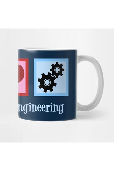 TatFast كوب Peace Love Engineering، هدية، مهر، عرض