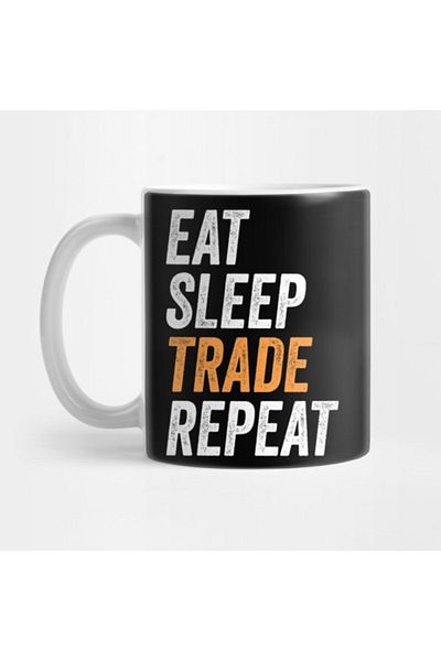 TatFast هدية تجارية مضحكة من Eat Sleep Trade كوب للمتجربين