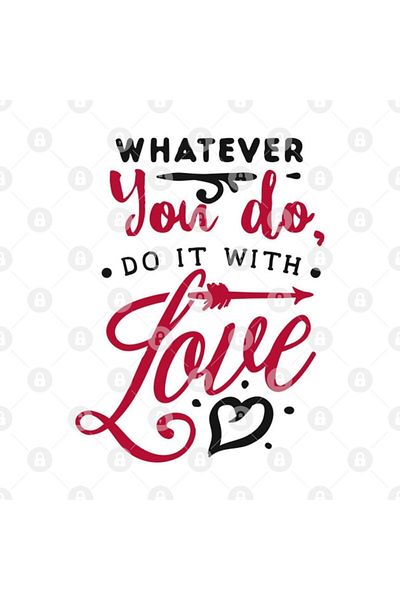 TatFast Whatever You Do, Do It with Love Mug, Gift, Dowry, Presentation