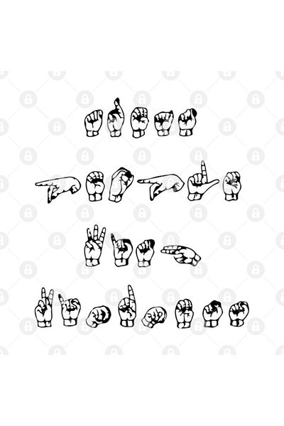 TatFast علاج الناس مع كوب لغة اللطف Asl Sign