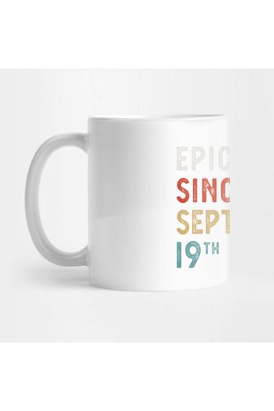 TatFast Epic Since September 19 Th Vintage Retro Birthday Gift Mug