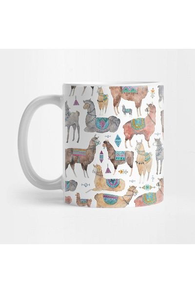 TatFast Llamas and Alpacas Mug, Gift, Dowry, Presentation Holder