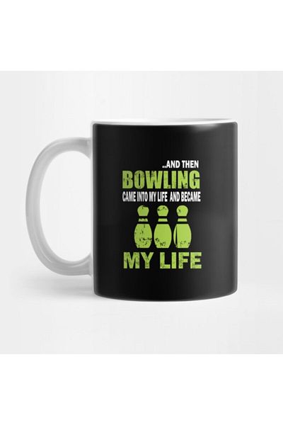 TatFast تي شيرت Love Bowling لكأس Bowling Legend، هدية، مهر، عرض