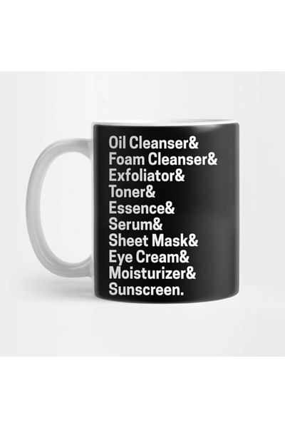 TatFast 10 Step Korean Skincare Mug, Gift, Dowry, Presentation Holder