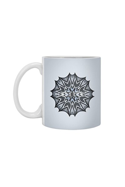 Fizello مجردة F مع بتلات حادة القدح الأبيض الفن الزخرفية، هدية، مهر، عرض