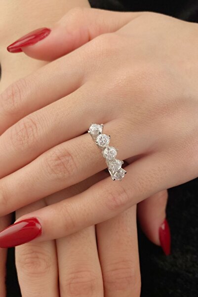 Fiyonk Kuyumculuk 14 Ayar Altın Beştaş Yüzük 3