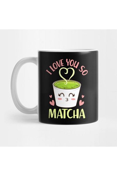 TatFast I Love You So Matcha - هدية هدية قابلة للتزيين